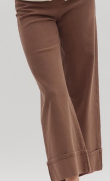  Mid Rise Brown Pants
