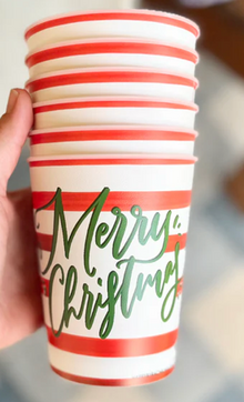  Merry Christmas Cups Set of 6