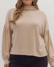  Oatmeal Long Sleeve Top