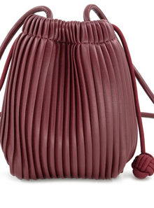  Pleated Drawstring Cellphone Purse