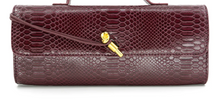  Long Snakeskin Clutch