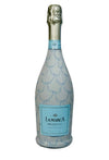 Champagne Bottle Wrap - Blue Bow