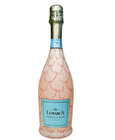 Champagne Bottle Wrap - Pink Bow