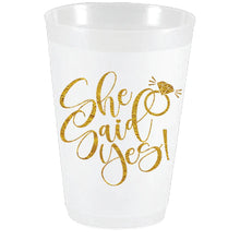  'She Said Yes' Frost Flex Cups