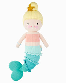  Skye the Mermaid Hand Knit Doll 13"