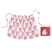  Candy Cane Hearts Apron Skirt
