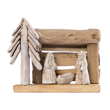  Driftwood Nativity w/ Tree