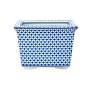 Blue Fish Scale Cachepot