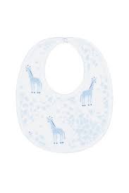  Blue Giraffe Bib