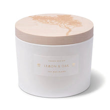  Lemon and Oak Triple Wick Soy Candle