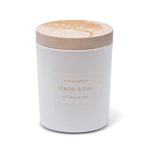 Lemon and Oak Soy Candle