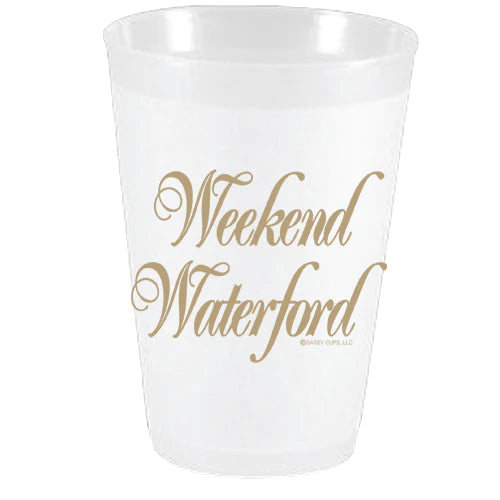 Weekend Waterford Frost Flex Cups