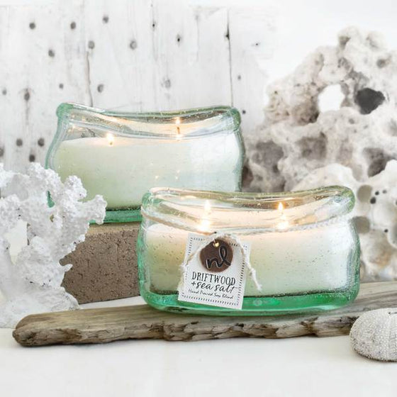 Driftwood and Salt Candle