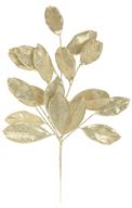  26" Metallic Citrus Leaf Spray