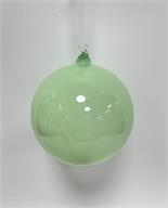  120 MM Shiny Ball Ornament Turquoise Blue