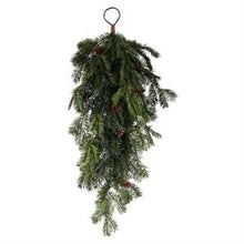  30"L BALSAM PINE/PINECONE TEARDROP