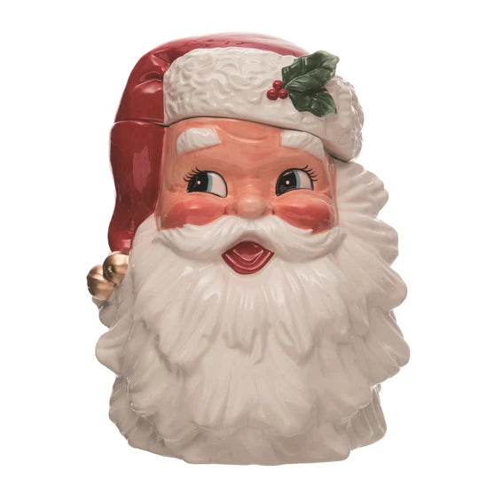 Retro Santa Cookie Jar