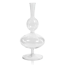  Lily Glass Footed Double Vase