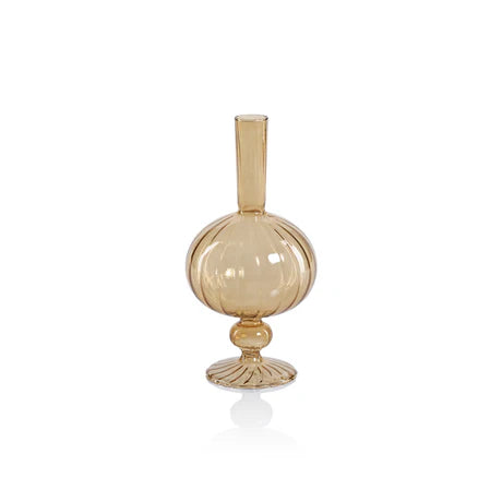 Venetian Spiral Onion Shape Vase
