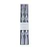 Set of 2 Twisted Unscented Taper Candles 12"H