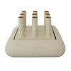 Multi Stem Cream Metal Flower Vase