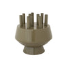 Multi Stem Brown Vase Olive