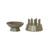 Multi Stem Brown Vase Olive