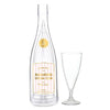 Acrylic Champagne Glasses in Bottle