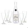 Acrylic Champagne Glasses in Bottle
