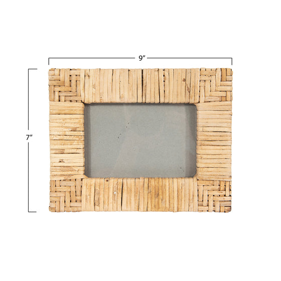 Rattan Picture Frame 4x6