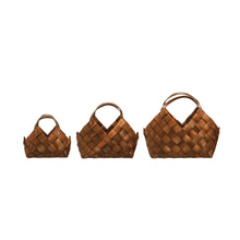  Woven Baskets with Handles