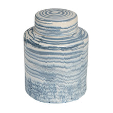  Blue and White Stoneware Ginger Jar