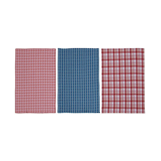 Woven Cotton Waffle Weave Tea Towel