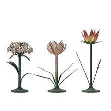  Small Metal Flower Taper Candle Holder