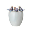 Stoneware 3 Bird Planter