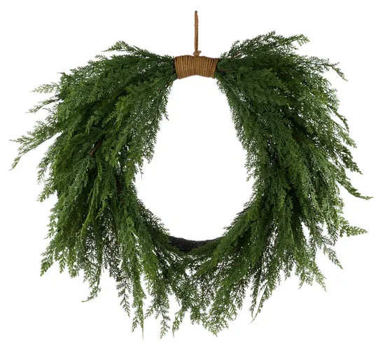 32"Dia Draped Arborvitae Heart