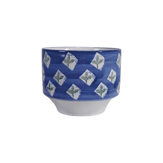 Stoneware Planter w/ Pattern