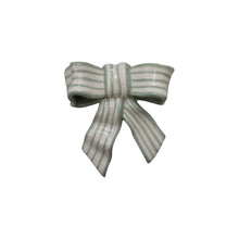  Stoneware Striped Bow Decor