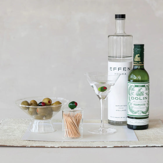Glass Olive Holder