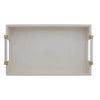 Lacquered Tray w/Acrylic & Metal Handles