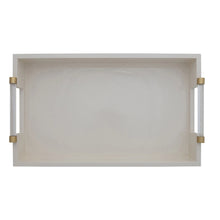  Lacquered Tray w/Acrylic & Metal Handles
