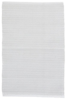  Herringbone Pearl Grey/White Indoor/Outdoor Rug 3 Sizes