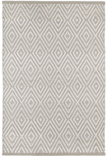  Diamond Platinum/White Indoor/Outdoor Rug 2x3