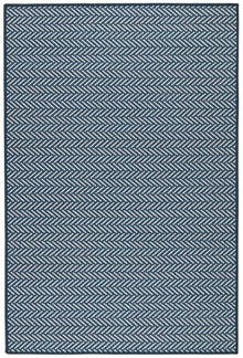  Herringbone Navy Washable Rug 2 Sizes