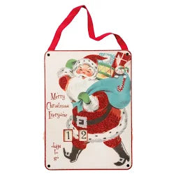 Santa Countdown Wheel Days to Go