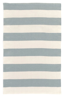  Catamaran Stripe Lt. Blue/Ivory Indoor/Outdoor Rug 2x3
