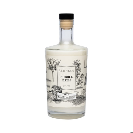 25oz Glass Bottle Luxury Bubble Bath