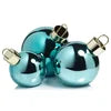  LED Blue Glass Oversized Ornament