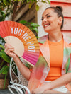 Original Hand Fan Various Sayings