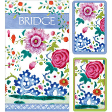  Floral Porcelain Bridge Card Gift Set
